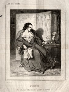 الممثلات: LEtude ، 1843. بواسطة بول جافارني