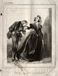 الممثلات: سنفعل لك شرف تقبيل أيدينا ، 1843. بواسطة بول جافارني