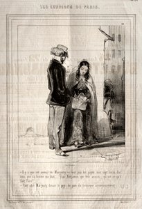 طلاب باريس ، 1842. بواسطة بول جافارني