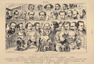 بطاقة أعمال شاريفاري ، 1867 بواسطة بول هادول