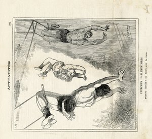 رسم توضيحي لهادول (1835-1875) في لو شاريفاري بواسطة بول هادول