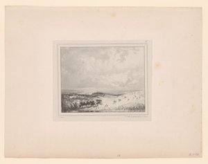 منظر التلال في ضوء الشمس ساحة سولي ثمانية مناظر طبيعية (عنوان المسلسل) Huit sujets de Paysage (عنوان السلسلة) بواسطة بول هويت