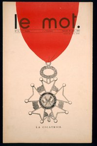 La cicatrice ، الغلاف الأمامي لـ &39;Le Mot&39; ، السبت 30 يناير 1915 بواسطة بول ايريبي