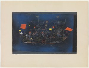 سفينة المغامرة ، 1927. بواسطة بول كلي