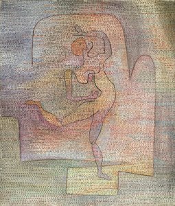 "راقصة" (راقصة) - رسم بول كلي (1879-1940) بواسطة بول كلي