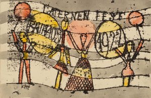 Laternenfest Bauhaus 1922 ، 1922. بواسطة بول كلي