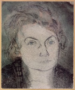 بدون عنوان (ليلي كلي ستومبف) (1876-1946) حوالي 1906 (قلم رصاص وألوان مائية على ورق) بواسطة بول كلي