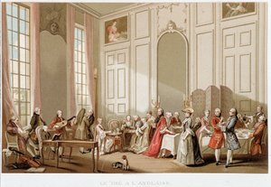The a l'anglaise ، "" القرن الثامن عشر - المؤسسات: الاستخدامات والأزياء ، فرنسا 1700-1789 "بقلم بول لاكروا