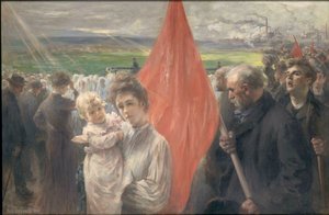 إضراب في سان أوين ، 1908. بواسطة بول لويس ديلانس