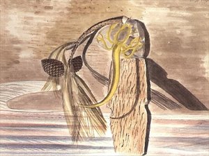 كائنات على الرمال بواسطة Paul Nash