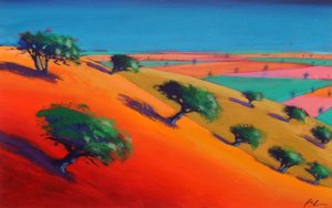 Ragged Stone Hill (أكريليك على قماش) بواسطة بول بويس