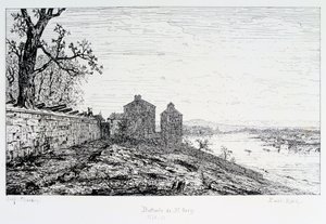 بطارية سانت أوين ، حصار باريس ، 1870-1871 بواسطة بول رو