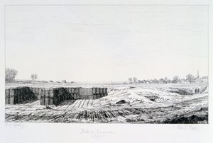 البطارية البروسية ، حصار باريس ، 1870-1871 بواسطة بول رو