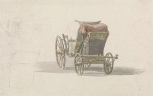 مدرب يحمل شعار النبالة الملكي ، حوالي عام 1764 (قلم رصاص ووزن على ورق) بواسطة بول ساندبي