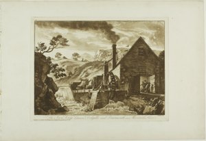 The Iron Forge بين Dolgelli و Barmouth في Merioneth Shire بواسطة بول ساندبي