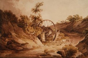 عجلة كبيرة في Broseley بواسطة بول ساندبي مون