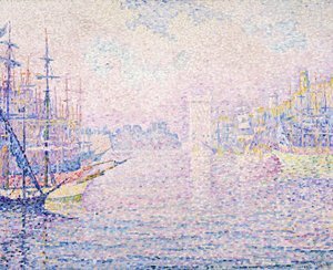 ميناء مرسيليا ، ضباب الصباح ، 1906 بواسطة بول سينياك