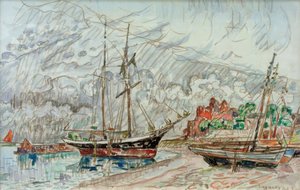P. Signac - Marine a Loquivy بواسطة بول سينياك
