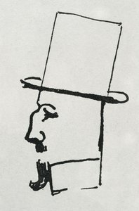 صورة لـ Félix Fénéon (حبر على ورق) بواسطة بول سينياك