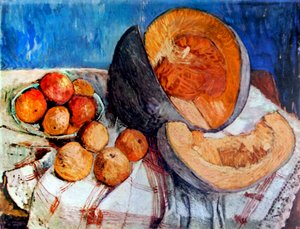 حياة صامتة مع البطيخ 1905 (لوحة) بواسطة بولا مودرسون بيكر