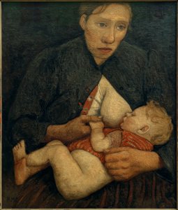 الأم المرضعة بواسطة Paula Modersohn Becker