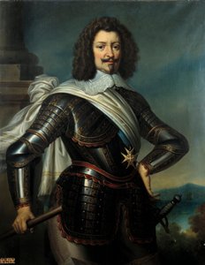 صورة لتشارلز دي لورين ، أمير جوينفيل ، دوق جويوز ودوق جويوز الرابع (1571-1640) ابن هنري دي جويز رسم بولين غيرين (1783-1855) القرن التاسع عشر. 1،22x0،96 م