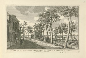 منظر لجنوب غرب Binnensingel (Zuidwal) في لاهاي منظر لـ South-West Binnen Cingel على Delft و Wateringen في لاهاي (العنوان على الجسم) ثمانية وجوه في لاهاي (عنوان المسلسل) بواسطة بيير فوكيه