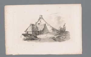 منظر لمنزل في منطقة جبلية مبادئ المناظر الطبيعية (عنوان السلسلة) Principes de paysages (عنوان السلسلة) بواسطة باولوس لوترز