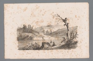 التلال والمناظر الطبيعية مع النهر مبادئ المناظر الطبيعية (عنوان السلسلة) Principes de paysages (عنوان السلسلة)