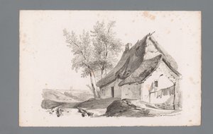 المناظر الطبيعية مع الطريق الريفي والمنزل مبادئ المناظر الطبيعية (عنوان السلسلة) Principes de paysages (عنوان السلسلة)
