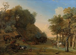 أورفيوس والحيوانات. 1650