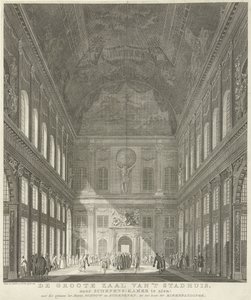 Civic Hall in the City Hall on Dam Square في أمستردام القاعة الكبرى في 