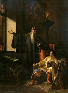إيفان الرهيب والكاهن سيلفستر أثناء حريق موسكو عام 1547 '، 1856. بواسطة بافل فيودوروفيتش بليشانوف