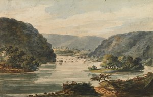 منظر لبوتوماك في هاربرز فيري ، 1811-كاليفورنيا. 1813. بواسطة بافل بتروفيتش سفينين