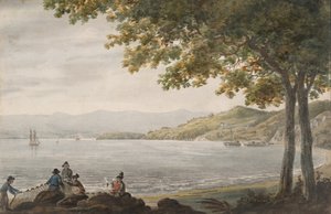 صيادو شاد على شاطئ نهر هدسون ، 1811-كاليفورنيا. 1813. بواسطة بافل بتروفيتش سفينين