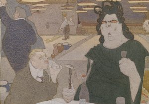 كاريكاتير فيودور شاليابين ، 1910 بواسطة بافل يغوروفيتش ششيربوف
