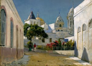 سيتي سكيب في كاديز بواسطة Peder Monsted