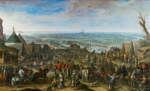 جنود في معسكر (نحاس)