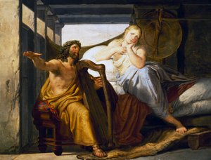 Ossian and Malvina بواسطة Pelagio Palagi