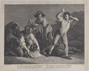 مجموعة القمار 1770-1800 .1770-1800. بواسطة بيليجرينو دال كولي