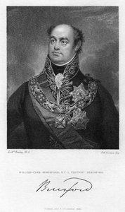 ويليام بيريسفورد ، 1st Viscount Beresford ، جندي وسياسي بريطاني ، 1830.
