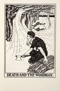 الموت والوديمان ، من Fontaine Fables ، حانة. 1905 (نقش) بواسطة بيرسي جيه. بيلينجشيرست