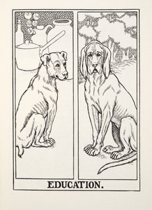 التعليم ، من Fontaine Fables ، حانة. 1905