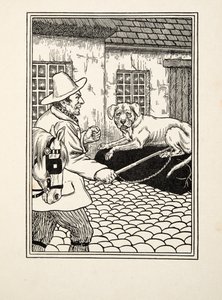 الإخلاص الثابت ، من مائة حكاية من الحيوانات ، حانة. 1924 بواسطة بيرسي جيه. بيلينجشيرست