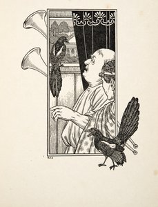 دراسة ، من مائة حكاية من الحيوانات ، حانة. 1924 بواسطة بيرسي جيه. بيلينجشيرست