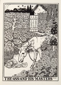 The Ass and Masters of، Fontaine Fables، pub. 1905