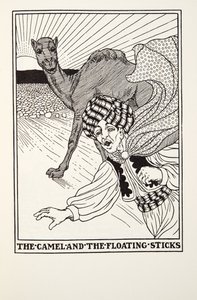 الجمل والعصي العائمة ، من Fontaine Fables ، حانة. 1905 بواسطة Percy J. Billingshurst