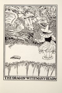 التنين مع العديد من الرؤوس ، من Fontaine Fables ، حانة. 1905 (نقش) بواسطة بيرسي جيه. بيلينجشيرست