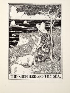 الراعي والبحر ، من Fontaine Fables ، حانة. 1905