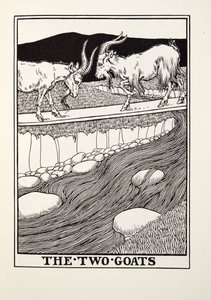 الماعز ، من Fontaine Fables ، حانة. 1905